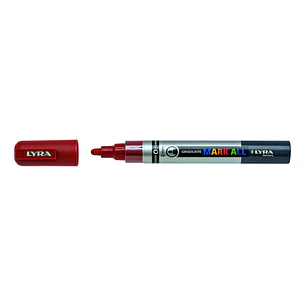 Lyra Mark All Rotulador Permanente - Multisuperficie - Punta Redonda - 2mm - Color Marron