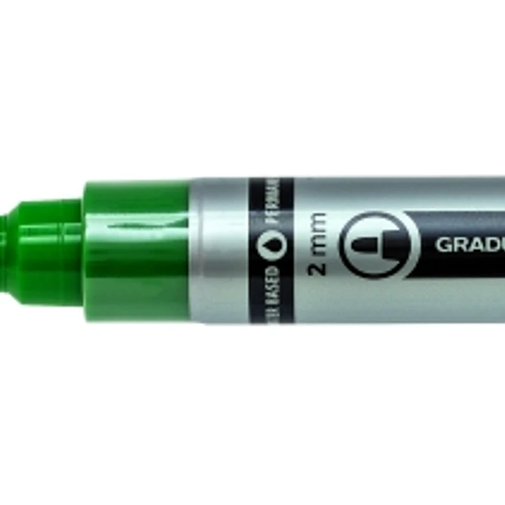 Lyra Mark All Rotulador Permanente - Multisuperficie - Punta Redonda - 2mm - Color Verde Vejiga 1
