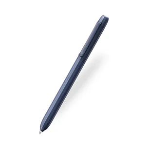 Faber-Castell Avori Boligrafo de Mecanismo Giratorio XB - 92% de Plastico Reciclado - Clip Metalico Solido - Color Azul Noche