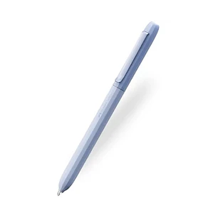 Faber-Castell Avori Boligrafo de Mecanismo Giratorio XB - 92% de Plastico Reciclado - Clip Metalico Solido - Color Azul Claro