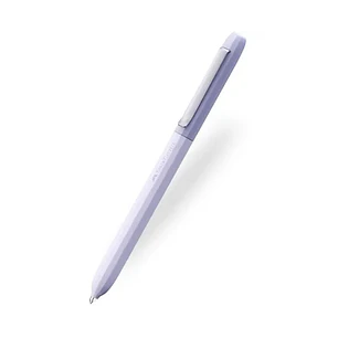 Faber-Castell Avori Boligrafo de Mecanismo Giratorio XB - 92% de Plastico Reciclado - Clip Metalico Solido - Color Lavanda