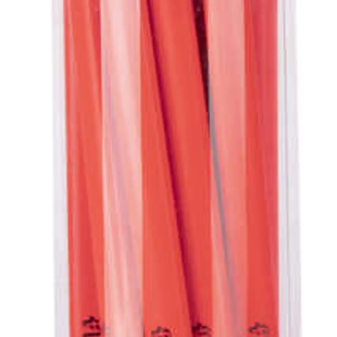 Apli Jumbo Fluor Lapices Triangulares 5mm de Grosor - Mejor Sujecion y Mayor Cobertura - Color Rojo Fluor 1