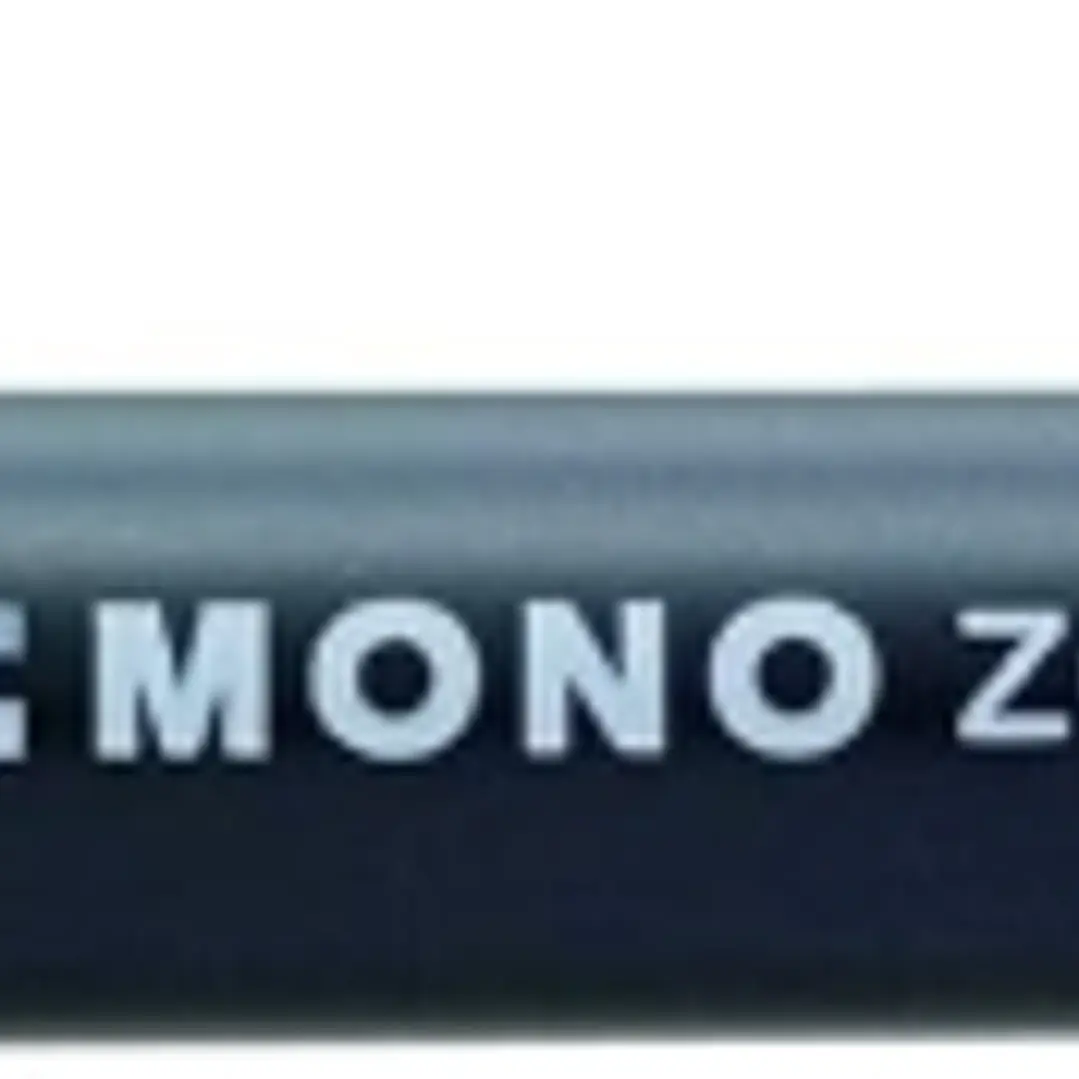 Tombow Mono Zero Portagomas - Punta Rectangular de 2.5x5mm - Capuchon de Proteccion - Mecanismo de Giro - Libre de PVC y Latex - Color Negro 1