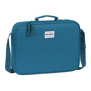 Safta Blackfit8 Egeo Maletin con Cremallera - Bandolera Ajustable - Asa Forrada - Doble Tirador en Cremallera - Fondo Interior Semirigido - 6L - 380x6