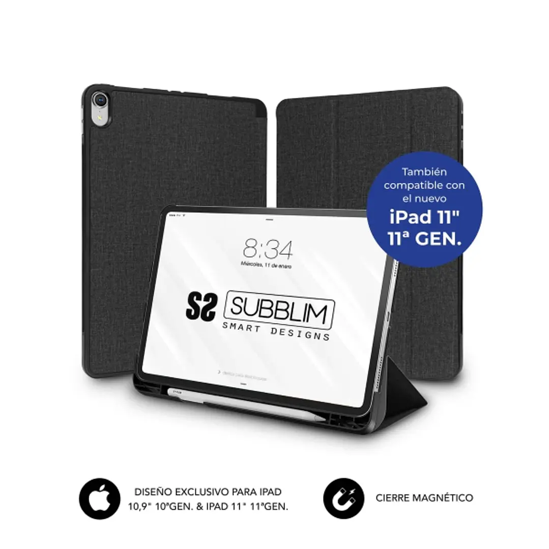 Subblim Funda Exclusiva para Ipad 10ª y 11ª Generacion de 10.9 y 11 Pulgadas - Shock Case - Bordes Reforzados - Carcasa Trasera Rigida - Diseño Ultral 1