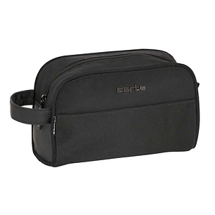 Safta Business Neceser de 3.6L - Cremallera - Asa Lateral - Adapatable a Carro - Interior Forrado - 240x100x150mm - Color Negro