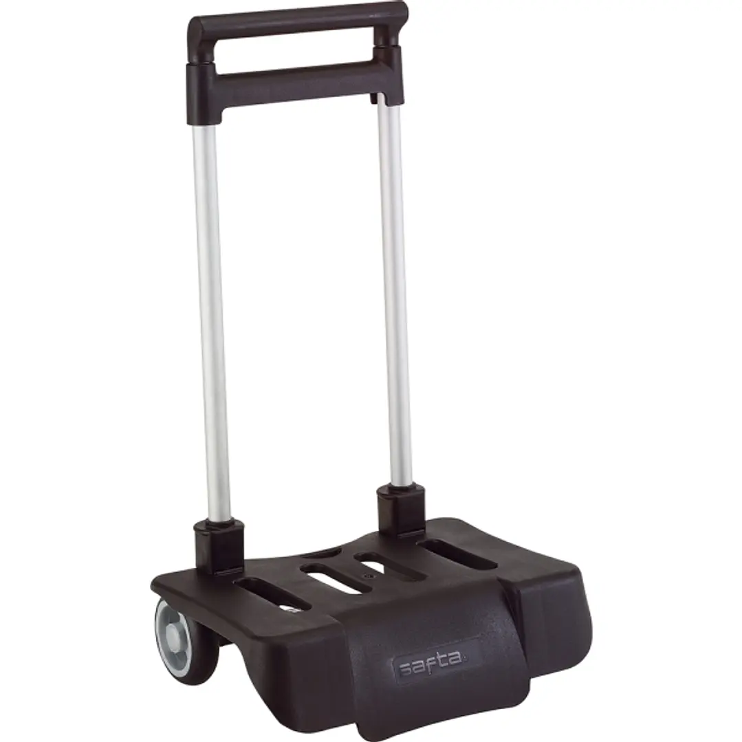 Safta Carro Portamochilas - Sistema Plegable - Ruedas Silenciosas - Sistema Antivuelco - Medidas Abiertas - Peso Ligero - Sistema Universal - 32x16x44 1