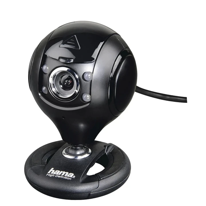 Hama Spy Protect Webcam HD - Cable 1.5m - Luz LED - USB-A 2.0 - Microfono Integrado - Proteccion contra Espias - Modo UVC - Exposicion Automatica - 5. 1