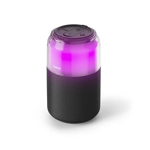 Hama Can Speaker Altavoz Portatil - Potencia 5W - Bluetooth - USB-C - Bateria 1800mAh - Rango 10m - Luz LED - 14.8x8.6x8.6cm - Color Negro