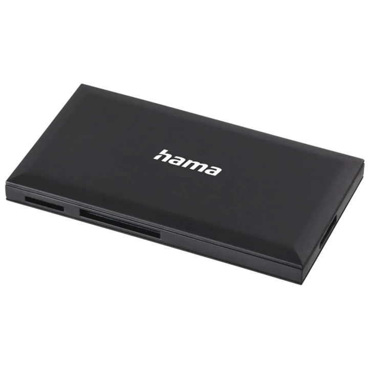 Hama Lector de Tarjetas - CompactFlash - Compatible con SD - Micro-SD - Conexion con USB-A - 90.3x9x50.3mm - Color Negro 1