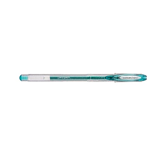 Uni-ball Signo Sparkling UM-120SP Roller de Tinta Gel - Punta de Bola 1mm - Tinta Pigmentada Resistente al Agua y Luz - Efecto Purpurina - Color Turqu