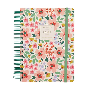 Finocam Moniquilla Agenda Escolar 26/27 en Catalan - 1 Dia por Pagina - Formato E10 - 155x212mm - Tapa Dura - Papel de 80g/m2 - Espiral Metalica - Mul
