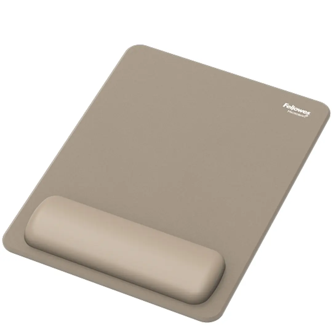 Fellowes Breyta Alfombrilla con Reposamuñecas XL - Revestimiento Antipolvo - Proteccion Antimicrobiana - Tacto Suave - Fabricado con Material Reciclad 1