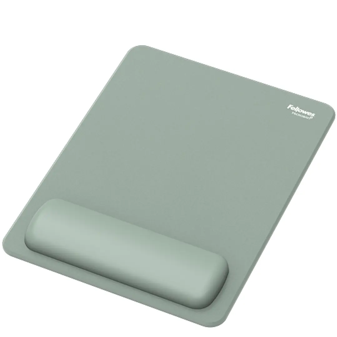 Fellowes Breyta Alfombrilla con Reposamuñecas XL - Revestimiento Antipolvo - Proteccion Antimicrobiana - Tacto Suave - Fabricado con Material Reciclad 1