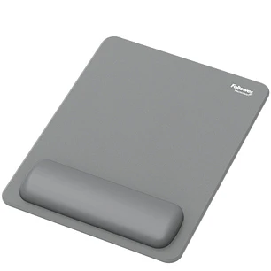 Fellowes Breyta Alfombrilla con Reposamuñecas XL - Revestimiento Antipolvo - Proteccion Antimicrobiana - Tacto Suave - Fabricado con Material Reciclad
