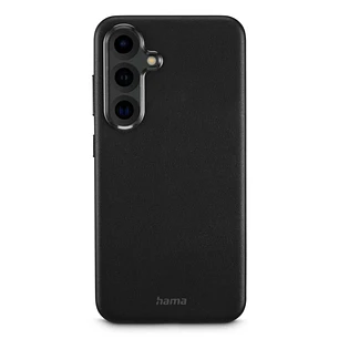 Hama Eco Premium Funda para Samsung Galaxy S25 - Proteccion de Bordes Elevada - Color Negro