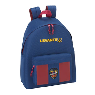Safta Levante U.D. Mochila - Bolsillo Frontal - Hombreras Acolchadas - Doble Tirador en Cremallera - Asa Superior - 18L - 330x150x420mm - Color Rojo y