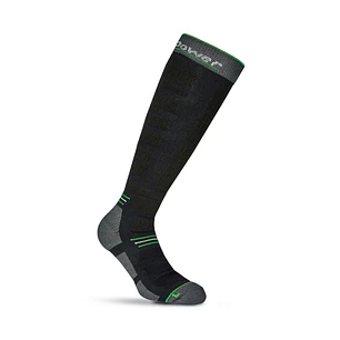 Upower Zenith Calcetines Largos de Trabajo - Talla M - Tecnologia PowerFit, Compresion Gradual, Soporte en Tobillos, Canales de Ventilacion, Costuras 