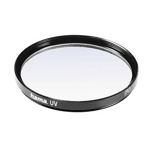 Hama Filtro Ultravioleta de 72mm Recubrimiento Doble - Cristal Optico - Color Negro