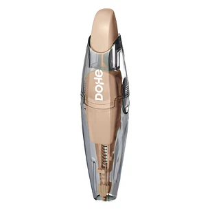 Dohe Colour Vibes Cinta Correctora - 5mm x 6m - Pulsador Retractil - Recargable - Cuerpo Ergonomico - Color Beige