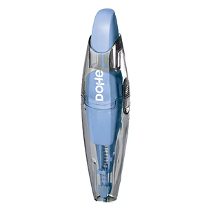 Dohe Colour Vibes Cinta Correctora - 5mm x 6m - Pulsador Retractil - Recargable - Cuerpo Ergonomico - Color Azul