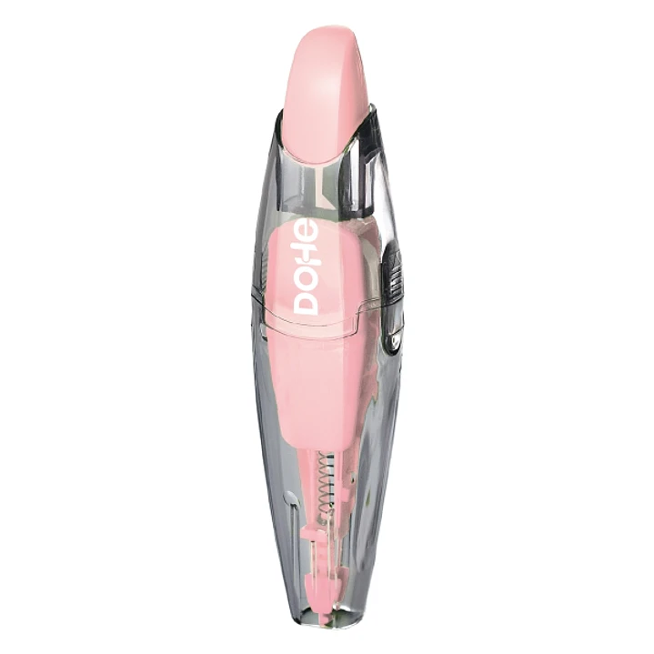 Dohe Serenity Cinta Correctora - 5mm x 6m - Pulsador Retractil - Recargable - Cuerpo Ergonomico - Color Rosa 1