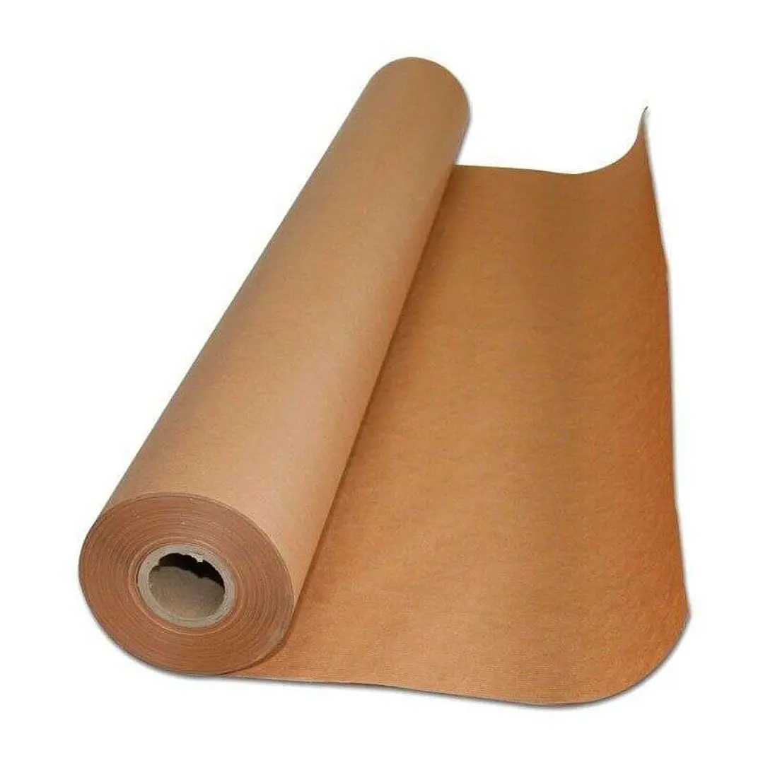 Fabrisa Rollo de Papel Kraft Verjurado 70gr 1x50m - Color Marron 1