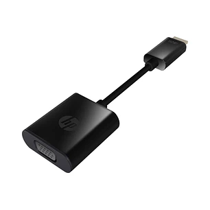 HP Adaptador HDMI a VGA - Soporta Resoluciones 720p y 1080p - Conector HDMI Macho a VGA Hembra - Diseño Compacto y Portátil - Compatible con Ultrabook