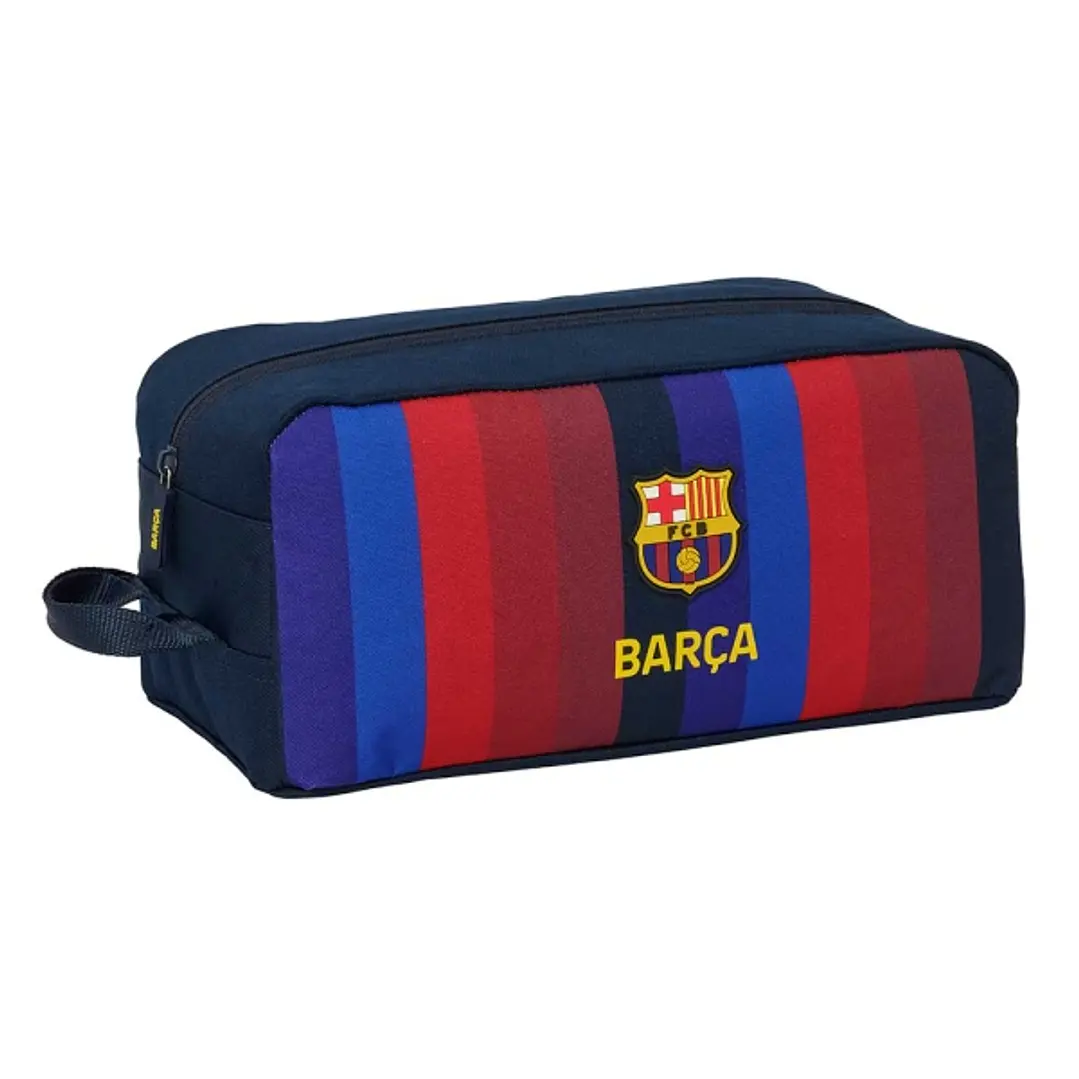 Safta F.C.Barcelona 1ª Equipacion 26/27 Zapatillero - Capacidad 9L - Asa de Mano Lateral - 34x15x18cm - Color Azul Noche 1