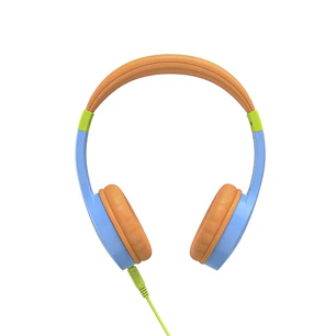 Hama Kids Guard Auriculares con Microfono - Cable 1.2m - Jack 3.5mm - Diadema Ajustable - Color Naranja