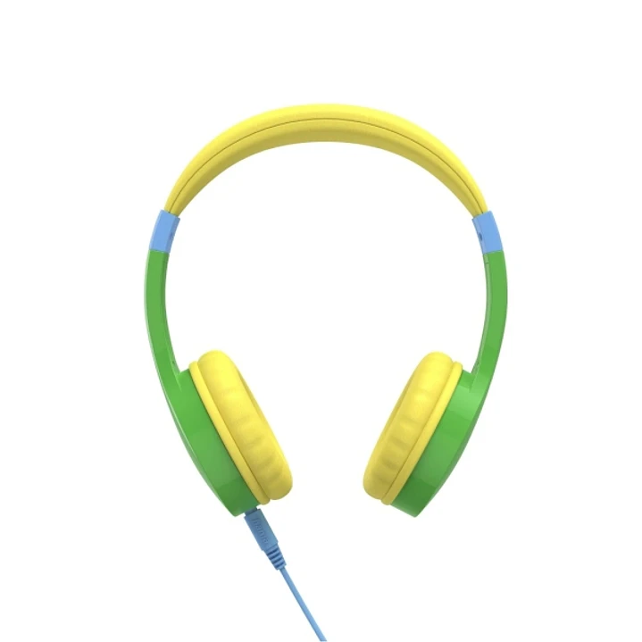 Hama Kids Guard Auriculares con Microfono - Cable 1.2m - Jack 3.5mm - Diadema Ajustable - Color Verde 1