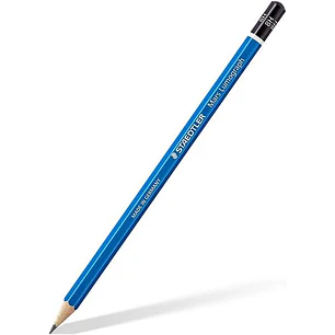 Staedtler Mars Lumograph 100 Lapiz de Grafito Hexagonal - Mina 8H - Resistencia a la Rotura - Madera de Bosques Sostenibles