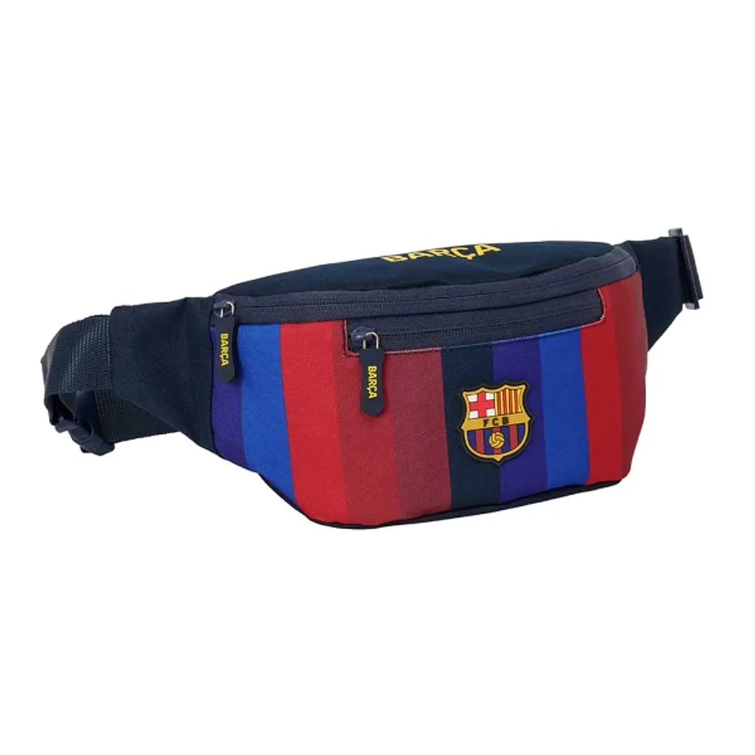Safta F.C.Barcelona 1ª Equipacion 26/27 Bolsa de Cintura - Cremallera - Cintas Ajustables - Cierre de PVC - Bolsillo Frontal - 23x12x9cm - Color Azul  1