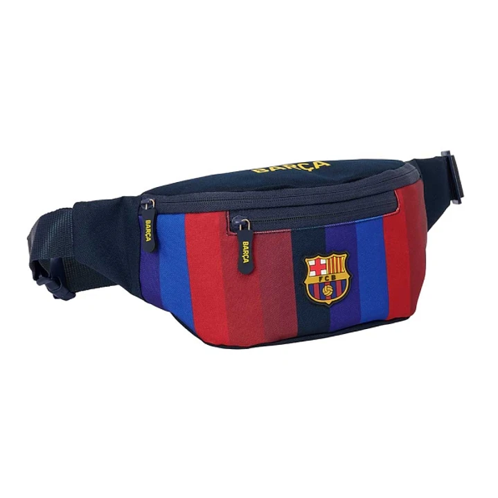Safta F.C.Barcelona 1ª Equipacion 26/27 Bolsa de Cintura - Cremallera - Cintas Ajustables - Cierre de PVC - Bolsillo Frontal - 23x12x9cm - Color Azul  1