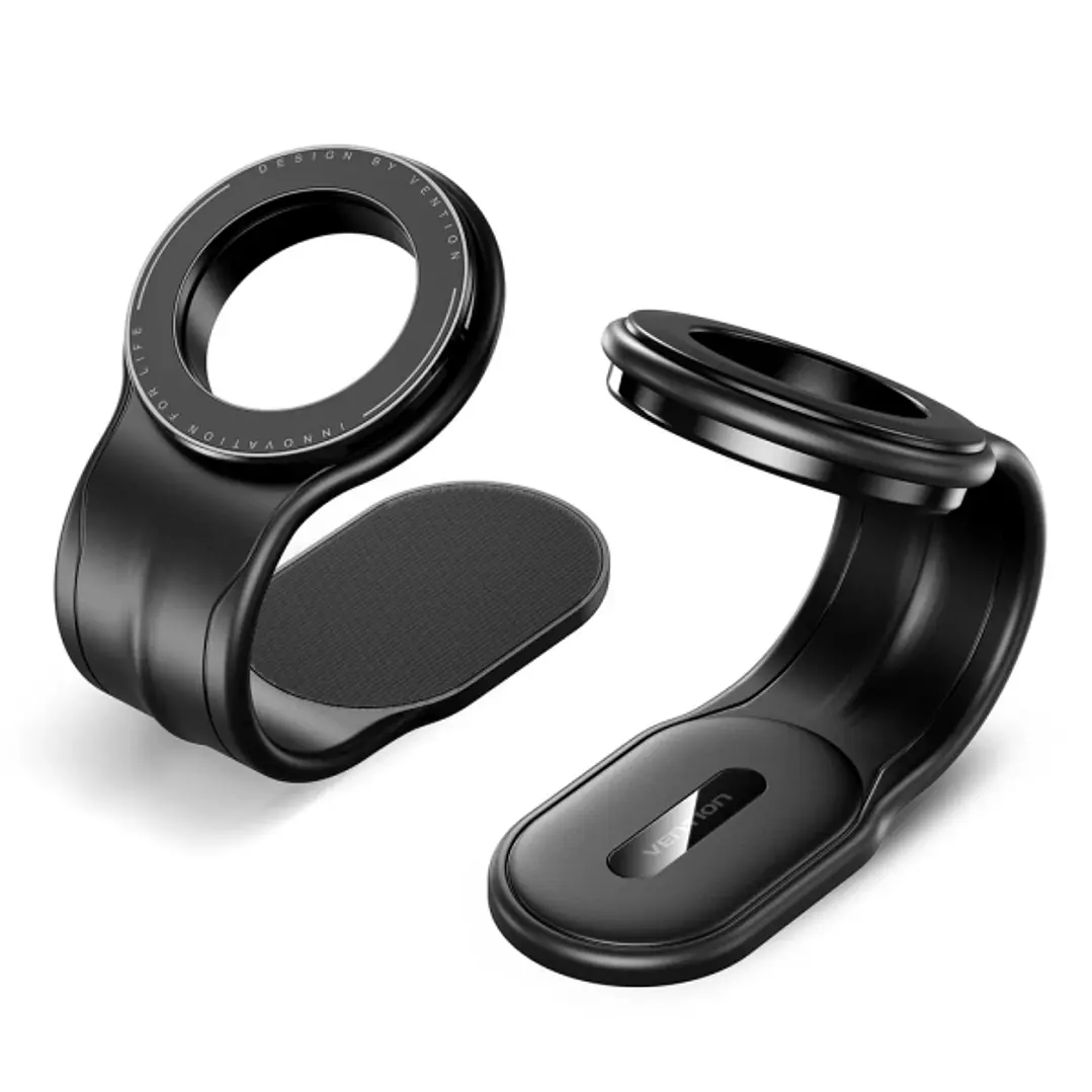 Vention Soporte Magnetico de Smartphone para Coche - Plegable - Base Adhesiva - Velcro - 216.4x66x12.9mm - Color Negro 1