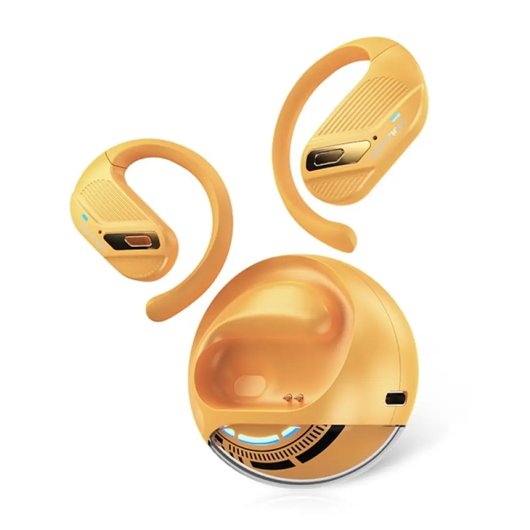 Vention OpenBeat O12 Auriculares Bluetooth 5.4 con Estuche de Carga - True Wireless - Open Ear - 7h Autonomia - Color Naranja 1
