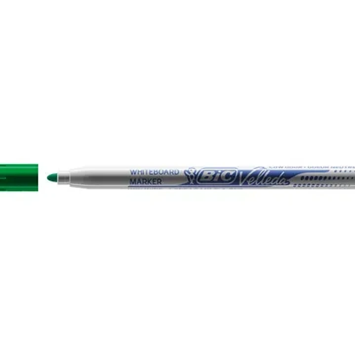 Bic Velleda 1721 Rotulador para Pizarra - Punta Fina - Trazo de 1.5mm - Borrado Optimo - Color Verde 1