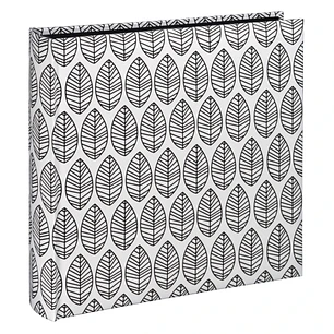 Hama la Fleur Album de Fotos - 100 Paginas Negras - Tapa Plastificada - 30x30cm - Color Blanco