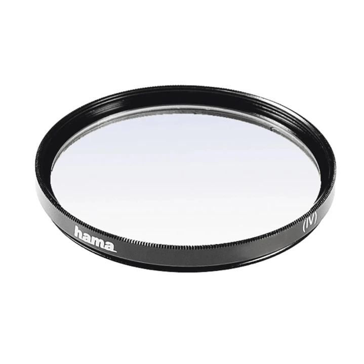 Hama Filtro Ultravioleta de 49mm Recubrimiento Doble - Cristal Optico - Color Negro 1