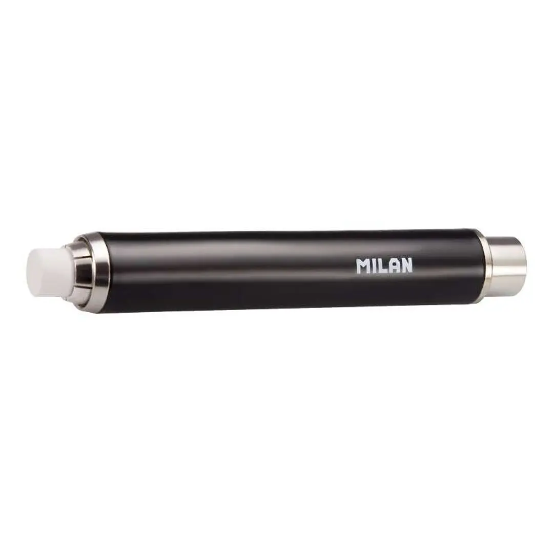 Milan Portatizas Mecanico para Tizas Redondas - 10cm x 1,6cm - Color Negro 1