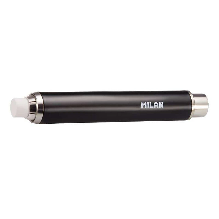 Milan Portatizas Mecanico para Tizas Redondas - 10cm x 1,6cm - Color Negro 1