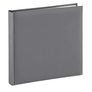 Hama Fine Art Album de Fotos - 80 Paginas Blancas - Tapa de Papel - 30x30cm - Color Gris