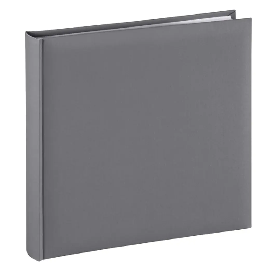 Hama Fine Art Album de Fotos - 80 Paginas Blancas - Tapa de Papel - 30x30cm - Color Gris 1