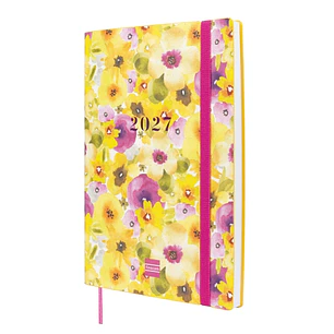 Finocam Dotted Agenda de Tapa Flexible Internacional - 16 Meses - Semana Vista Horizontal - Formato Y10 - 140x204mm - Papel de 80g/m2 - Esquinas Micro