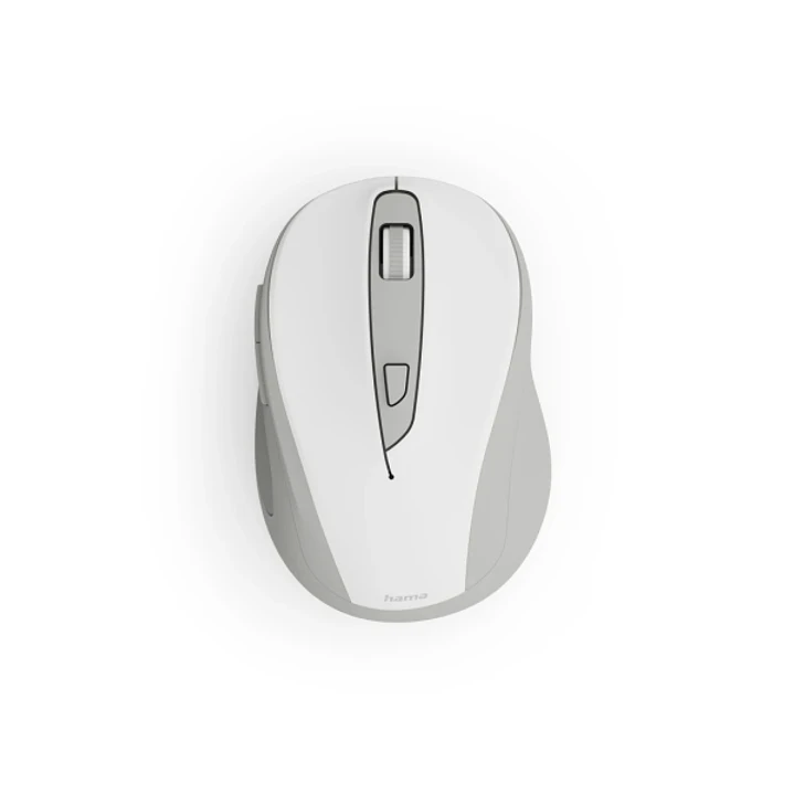 Hama WM-400 Raton Optico Inalambrico para Diestros 1600dpi - Ergonomico - Rango 10m - 6 Botones - USB-A RF 2.4GHz - Silencioso - 6.5x4.2x9.6cm - Color 1