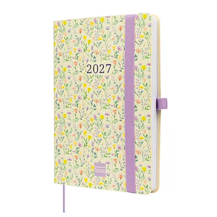 Finocam Capri Agenda de Tapa Blanda en Catalan - 16 Meses - Semana Vista Horizontal - Formato F4 - 118x168mm - Papel de 80g/m2 - Bolsillo Interior - C