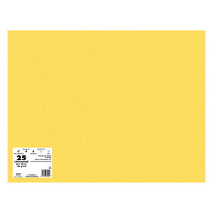 Dohe Pack de 25 Cartulinas de 180 G/M2 - Tamaño 50x65cm - PH Neutro - Libres de Cloro Elemental - Colorantes Biodegradables - Color Oro
