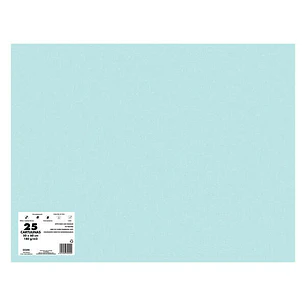 Dohe Pack de 25 Cartulinas de 180 G/M2 - Tamaño 50x65cm - PH Neutro - Libres de Cloro Elemental - Colorantes Biodegradables - Color Azul Sado