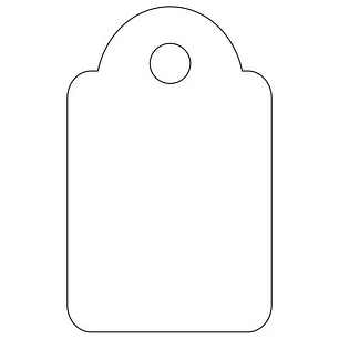 Apli Etiquetas Colgantes Blancas 15 x 24mm 1.000 U.
