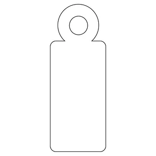 Apli Etiquetas Colgantes Blancas 9 x 24mm 1.000 U.